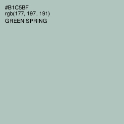 #B1C5BF - Green Spring Color Image